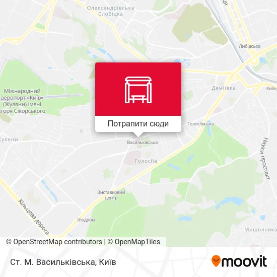Карта Ст. М. Васильківська