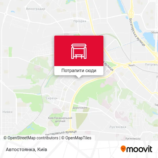 Карта Автостоянка