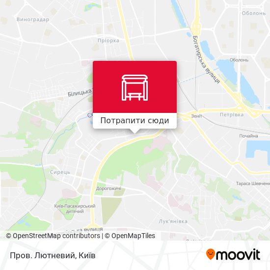 Карта Пров. Лютневий