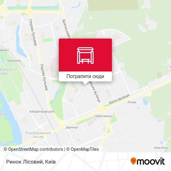Карта Ринок Лісовий