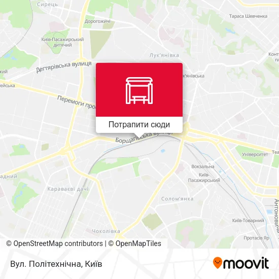 Карта Вул. Політехнічна
