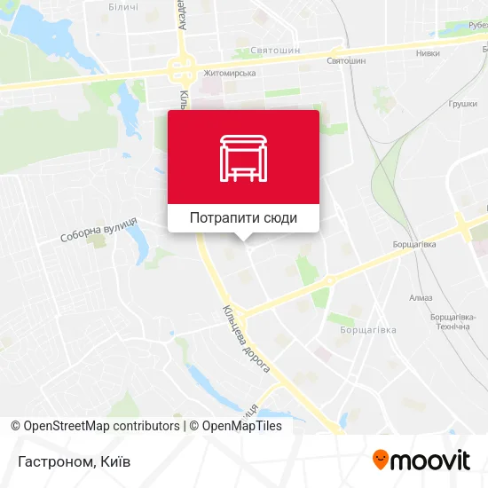 Карта Гастроном