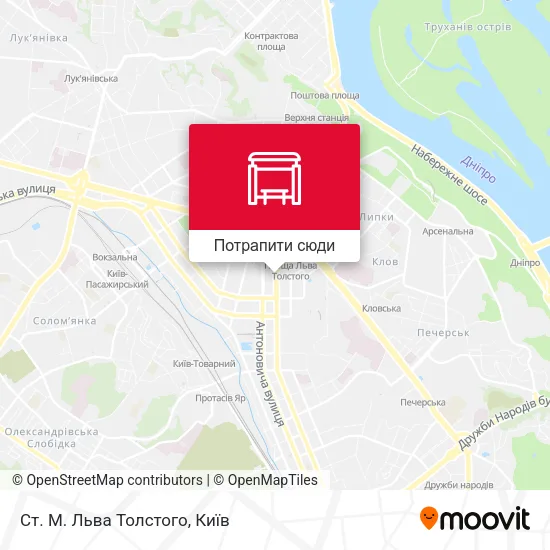 Карта Ст. М. Льва Толстого