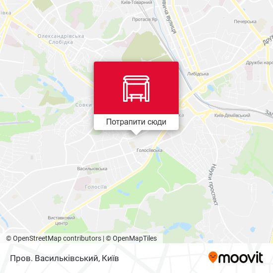 Карта Пров. Васильківський