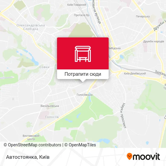 Карта Автостоянка