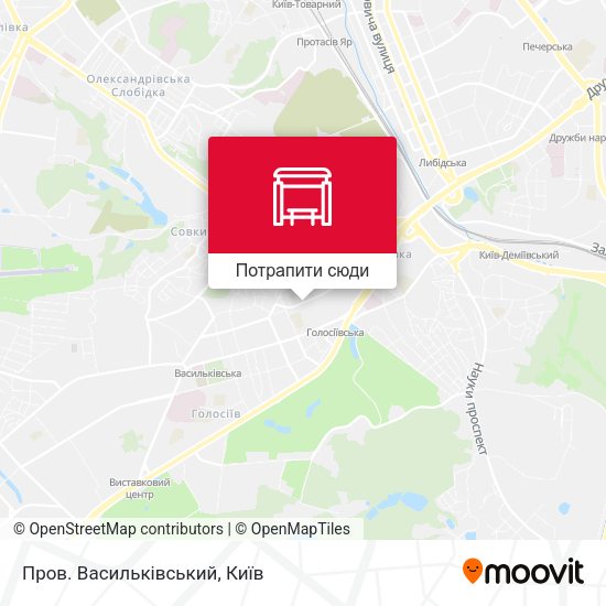 Карта Пров. Васильківський