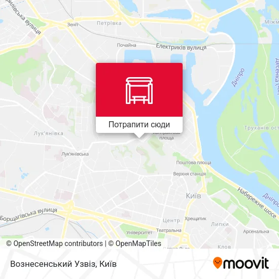 Карта Вознесенський Узвiз