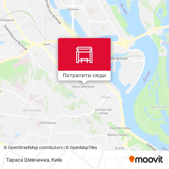 Карта Тараса Шевченка