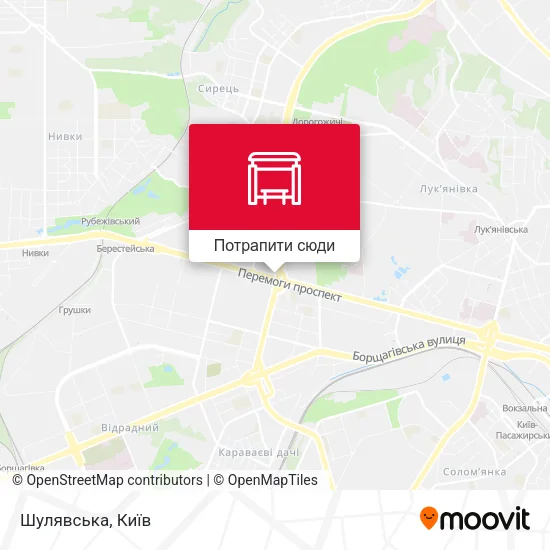Карта Шулявська