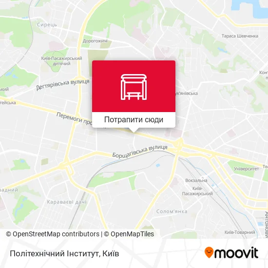 Карта Політехнічний Інститут