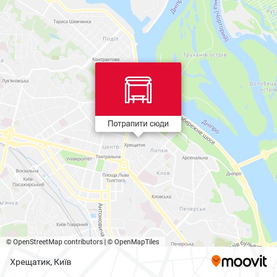 Карта Хрещатик