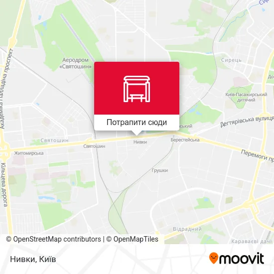 Карта Нивки