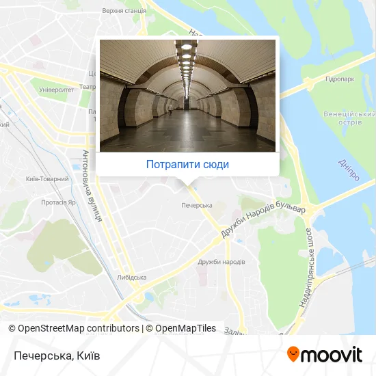 Карта Печерська