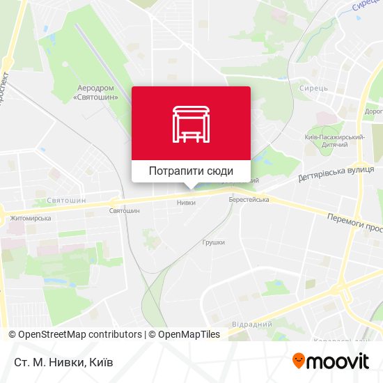 Карта Ст. М. Нивки