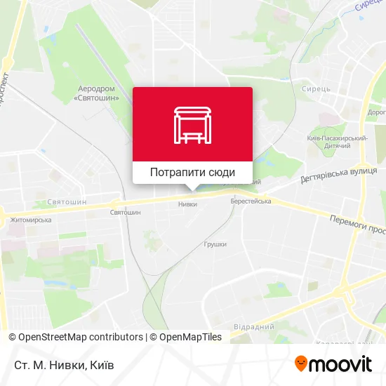 Карта Ст. М. Нивки