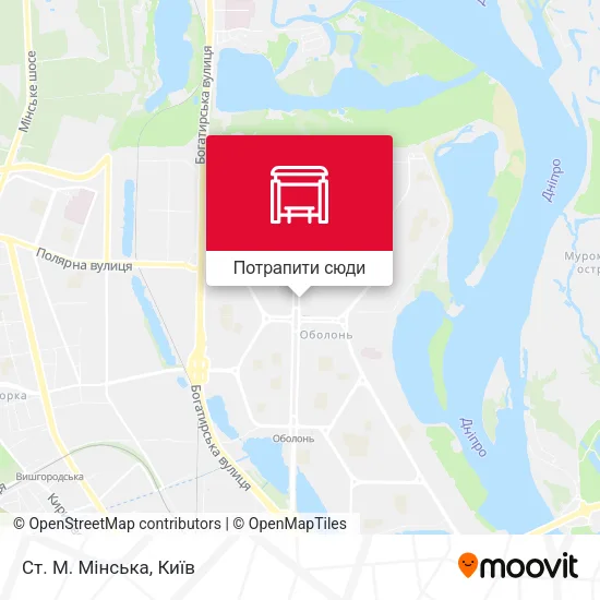 Карта Ст. М. Мінська