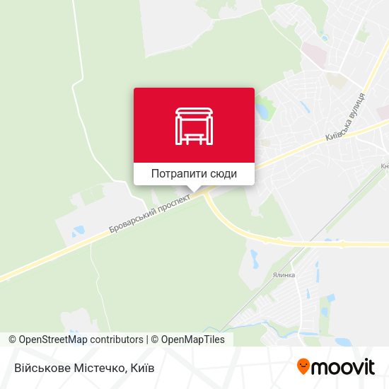 Карта Військове Містечко