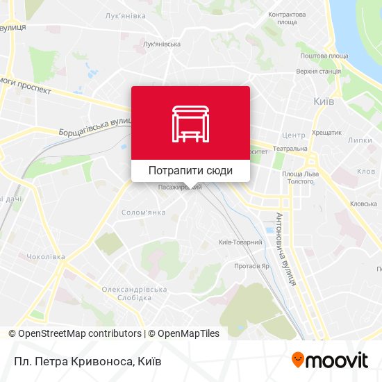 Карта Пл. Петра Кривоноса
