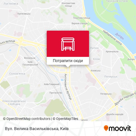 Карта Вул. Велика Васильківська