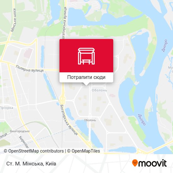 Карта Ст. М. Мінська
