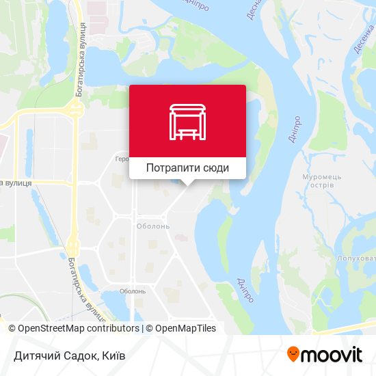 Карта Дитячий Садок