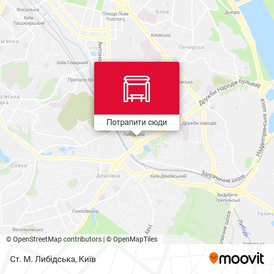 Карта Ст. М. Либідська