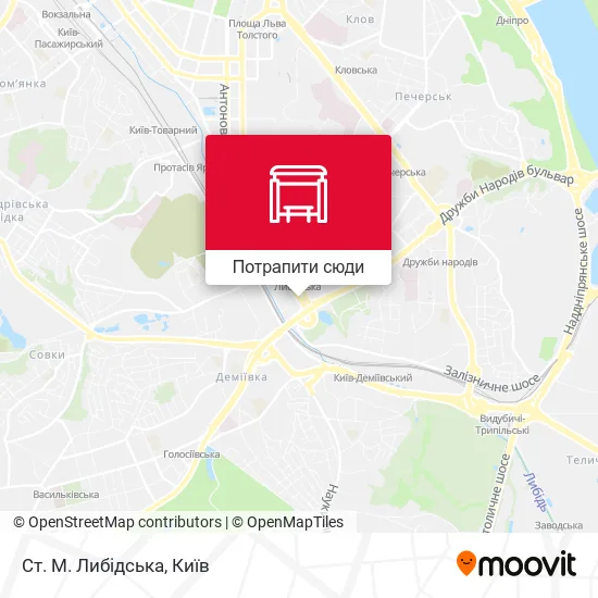 Карта Ст. М. Либідська