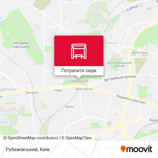 Карта Рубежівський