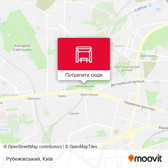 Карта Рубежівський