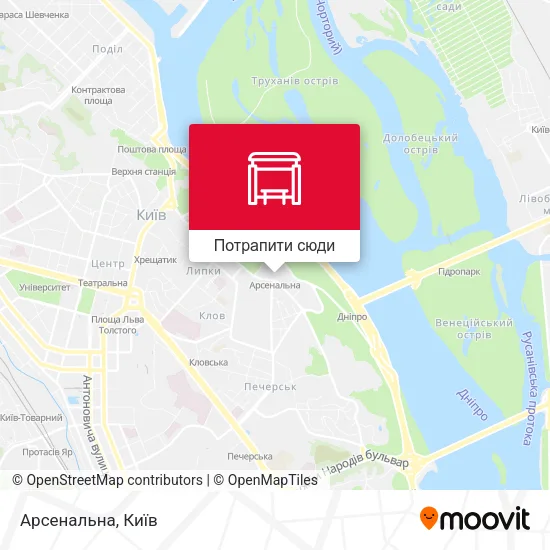Карта Арсенальна