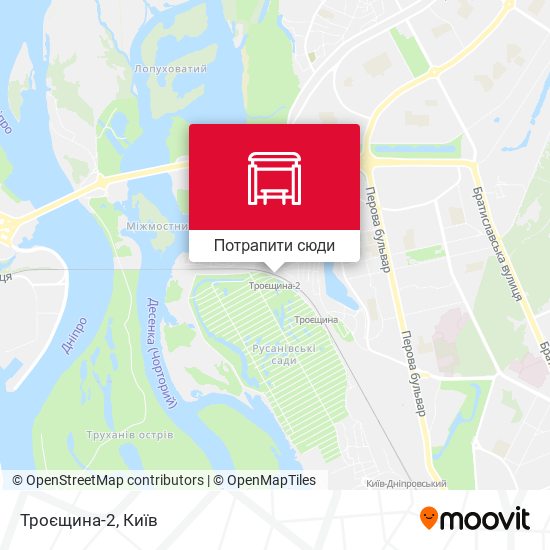 Карта Троєщина-2