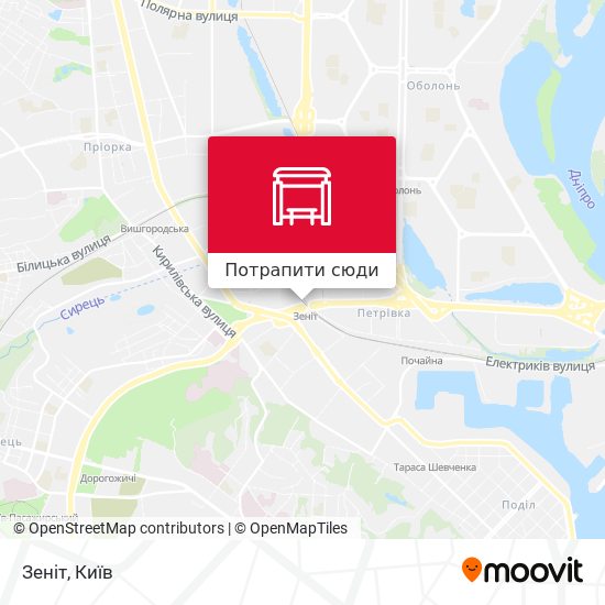 Карта Зеніт