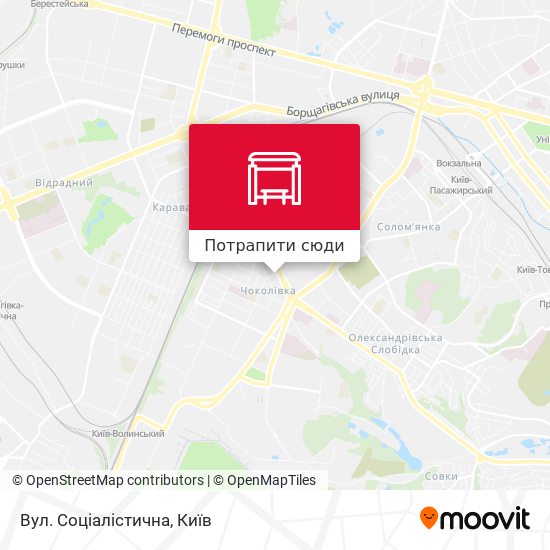 Карта Вул. Соціалістична
