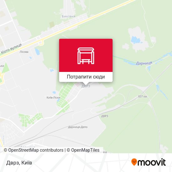 Карта Дврз