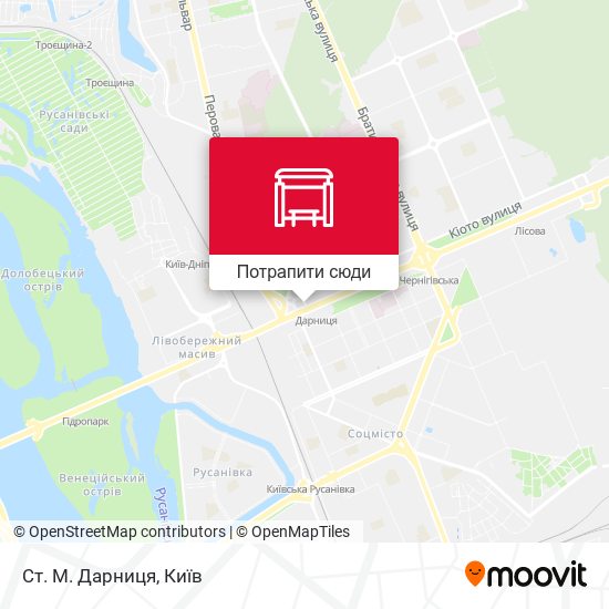 Карта Ст. М. Дарниця