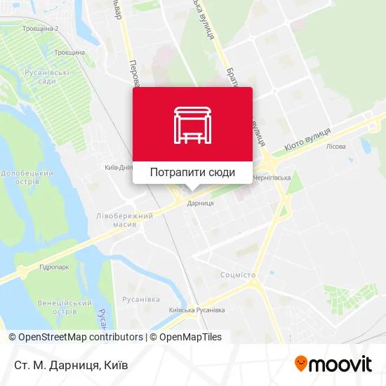 Карта Ст. М. Дарниця