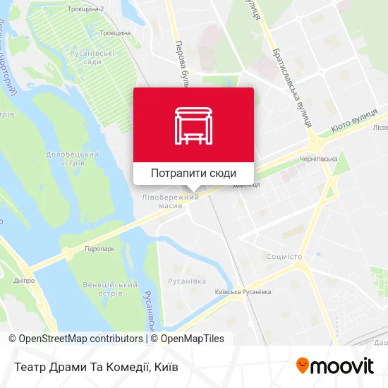 Карта Театр Драми Та Комедії