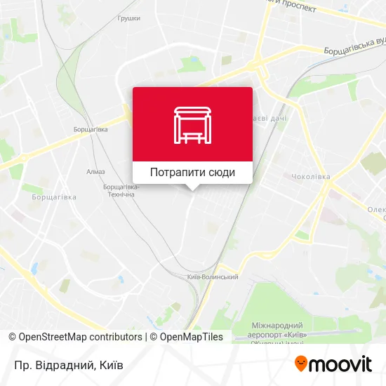 Карта Пр. Відрадний