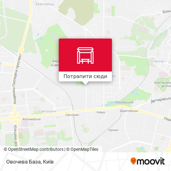 Карта Овочева База