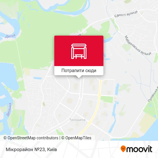 Карта Мікрорайон №23