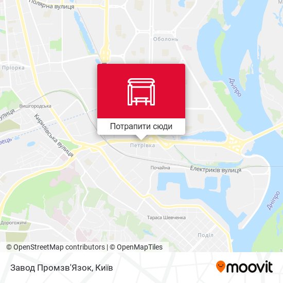 Карта Завод Промзв'Язок
