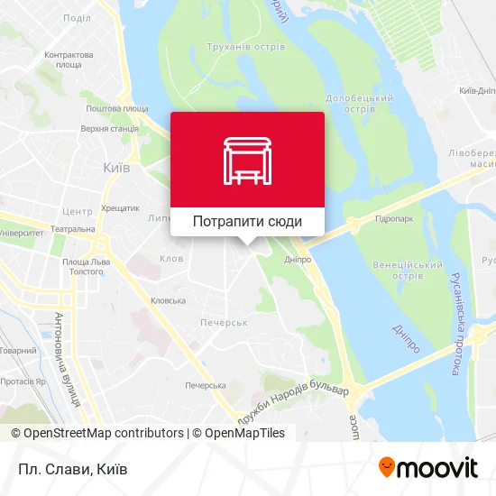Карта Пл. Слави