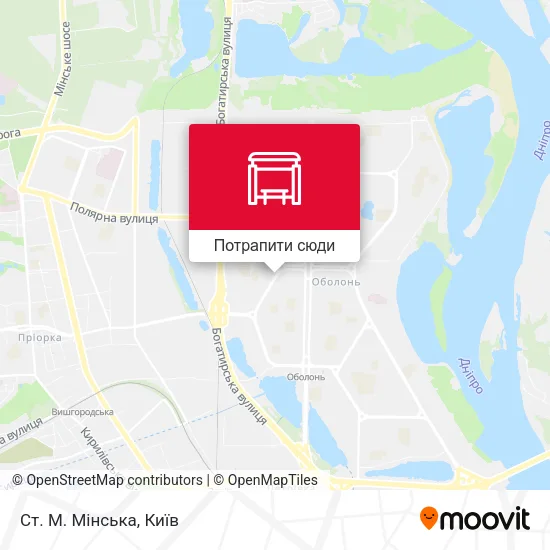 Карта Ст. М. Мінська