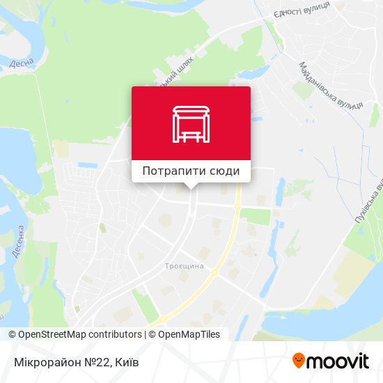 Карта Мікрорайон №22
