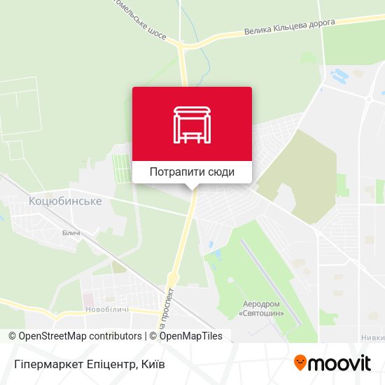 Карта Гіпермаркет Епіцентр