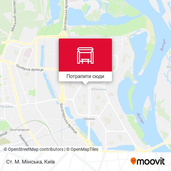 Карта Ст. М. Мінська