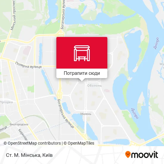 Карта Ст. М. Мінська