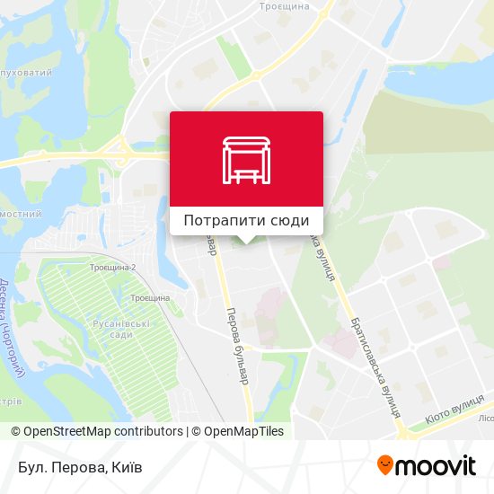 Карта Бул. Перова