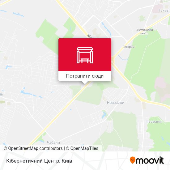 Карта Кібернетичний Центр