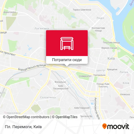 Карта Пл. Перемоги